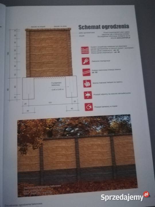 Ogrodzenia betonowe Dwustronne Poznań