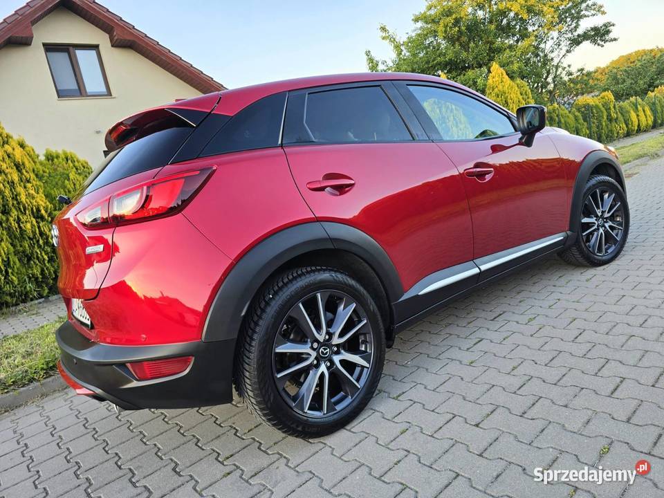 Mazda CX3 idealna automat ful wyposażenie 35 czerwony Oława