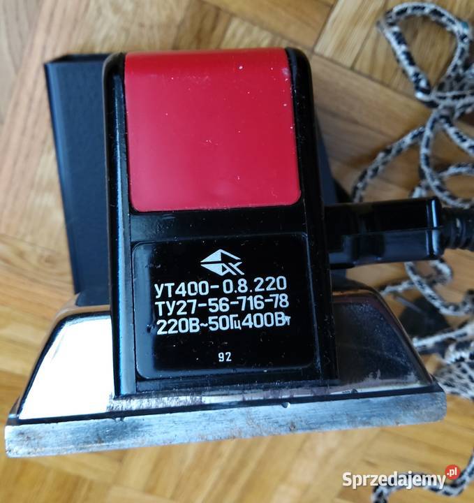 Żelazko turystyczne 400W z regulacją mocy ZSRR Warszawa