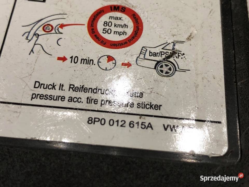 KOMPRESOR DO KÓŁ AUDI A6 C7 8P0012615A 1118 sprzedam