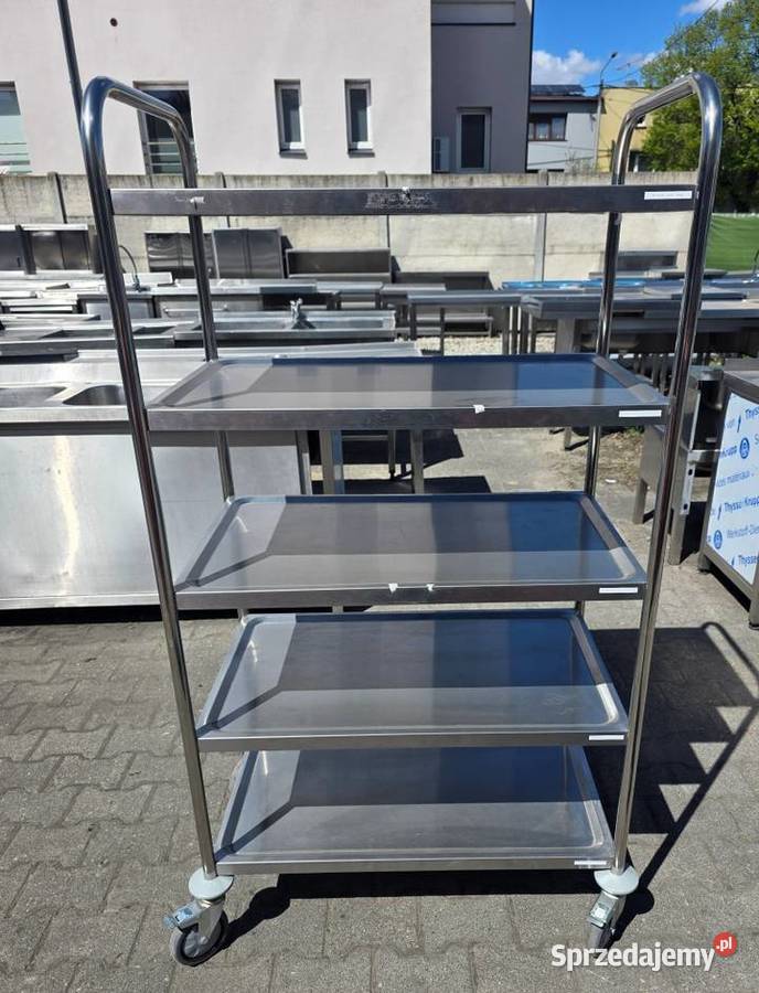 Wózek Kelnerski Wysoki Mobilny 5 Półkowy M1659 N Gastronomia Nowe Skalmierzyce