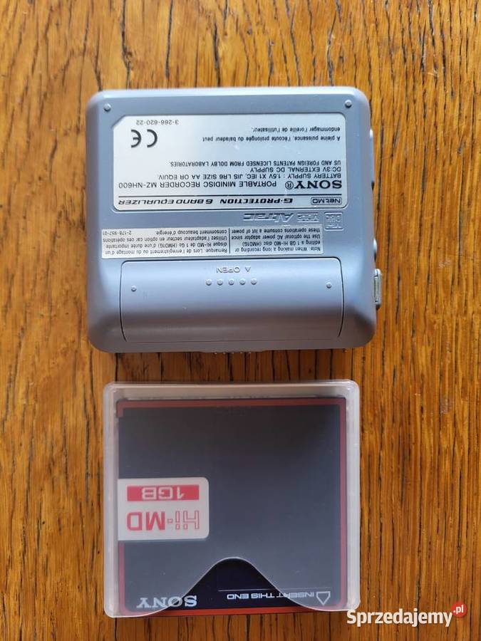 Przenośny Minidisc Sony MZNH 600 Mini disc Super wielkopolskie Mikstat