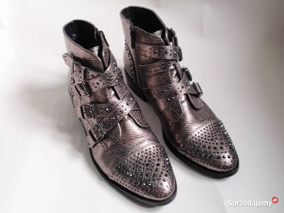 Botki damskie srebrne Star Collection EUR 40 Kielce