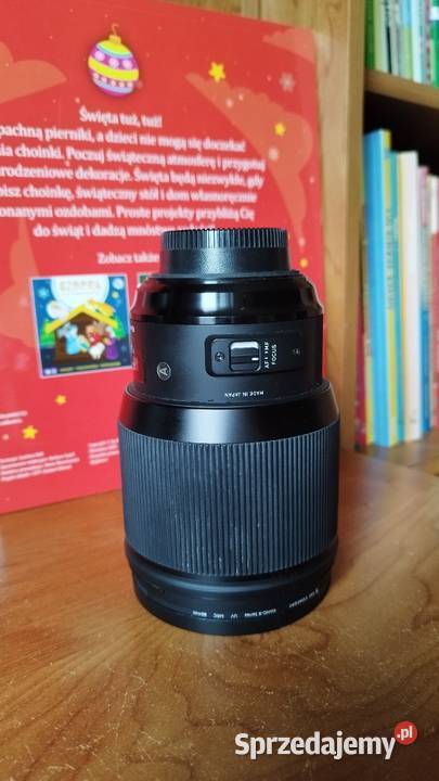 Obiektyw Sigma Art 85 mm 14f Bytów sprzedam