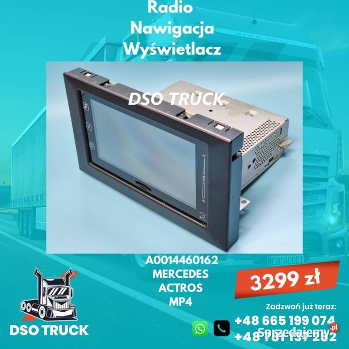 Radio Nawigacja Ekran Wyświetlacz A0014460162 Zawichost