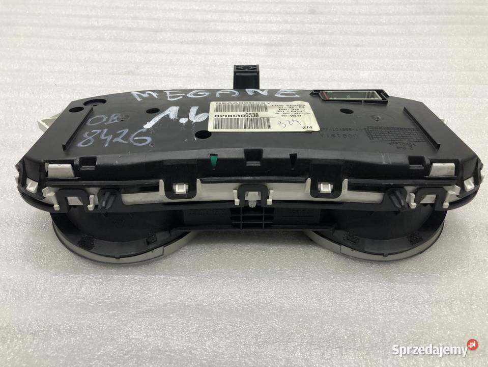 LICZNIK ZEGARY RENAULT MEGANE II 8200306538 16 osobowe