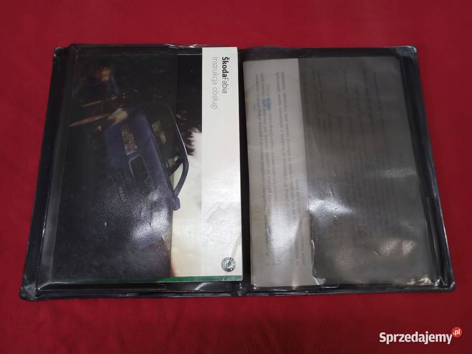 SKODA Etui Futerał Teczka na Instrukcja Książka motoryzacja, transport Łódź sprzedam