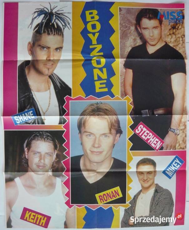 PLAKATY BOYZONE WYPRZEDAŻ ŚWIAT Bydgoszcz sprzedam