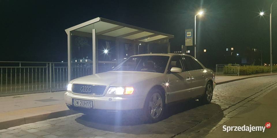 Audi A8 42 V8 q welur podw szyby el dach kier A8 Wrocław sprzedam