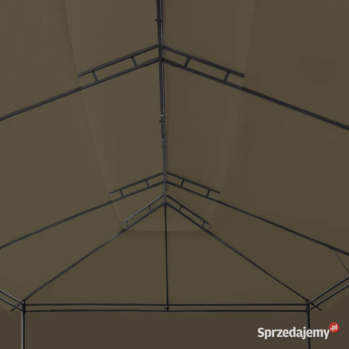 Altana z zasłonami 600x298x270 kolor taupe 180 Dom i Ogród Warszawa sprzedam