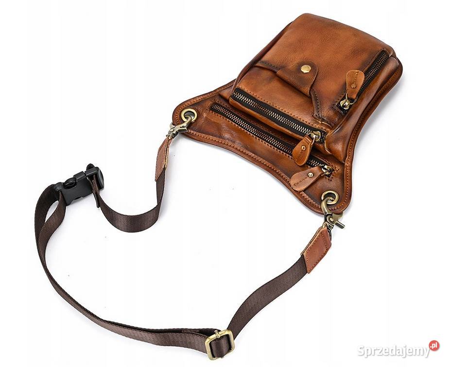 TORBA MOTOCYKLOWA SKÓRA SASZETKA NA UDO NOGĘ PAS sprzedam