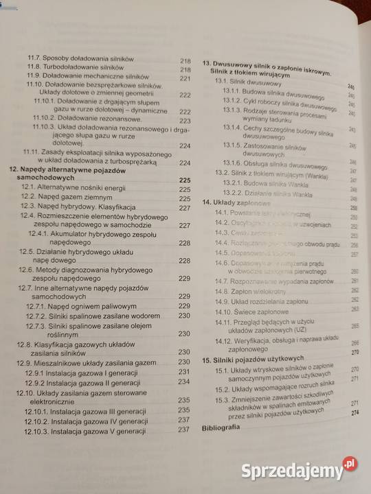 Silniki pojazdów samochodowych Podręcznik do