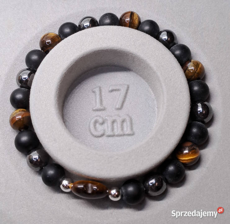 Bransoletka z tygrysiego oka TYGRYSIE OKO serce Warszawa