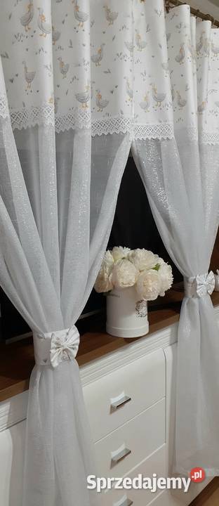 Firanki zasłonki dekoracyjne gąski mazowieckie sprzedam