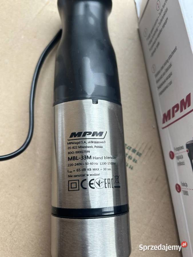 Blender MPM MBL33M oryginalne opakowanie Wrocław sprzedam