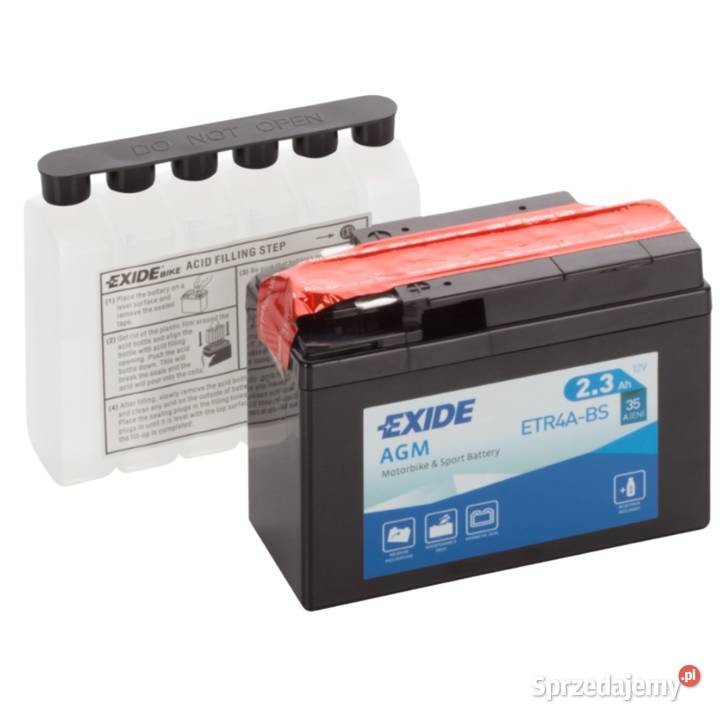 Akumulator motocyklowy EXIDE AGM ET4BBS YT4BBS Gniezno