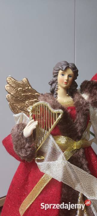 Figura tradycyjny anioł święta czubek i do