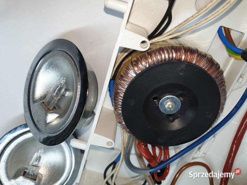 Lampa podpółkowa z zegarem wielokolorowy Reszel sprzedam