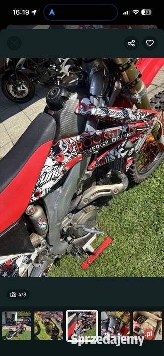 Cross Honda Crf 450 benzyna Honda Łaziska Górne