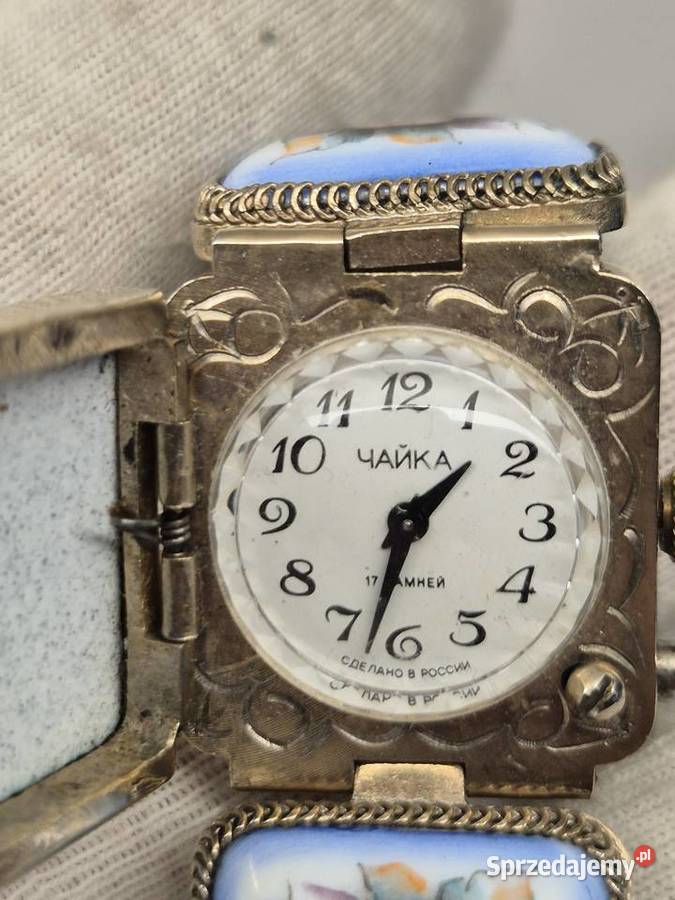 Zegarki Czajka porcelankakomplet śląskie Chorzów
