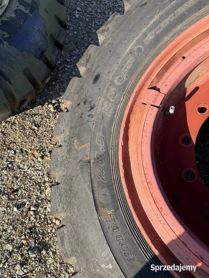 Opona z felgą do koparki 25x205 komplet wielkopolskie Ostrów Wielkopolski sprzedam