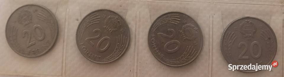 20 Forint Węgry różne roczniki Konin