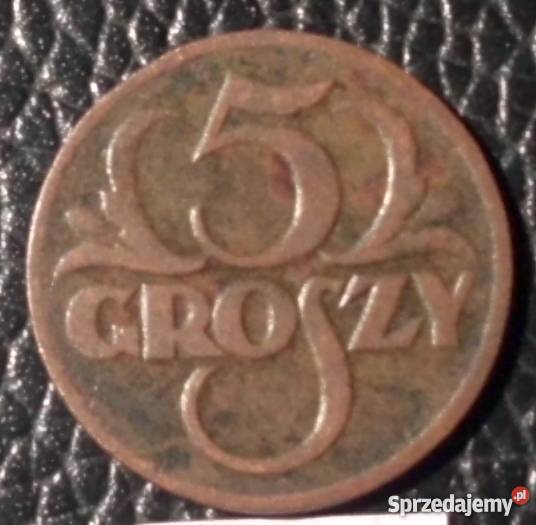 5 groszy 1925 ŁADNE Kraków