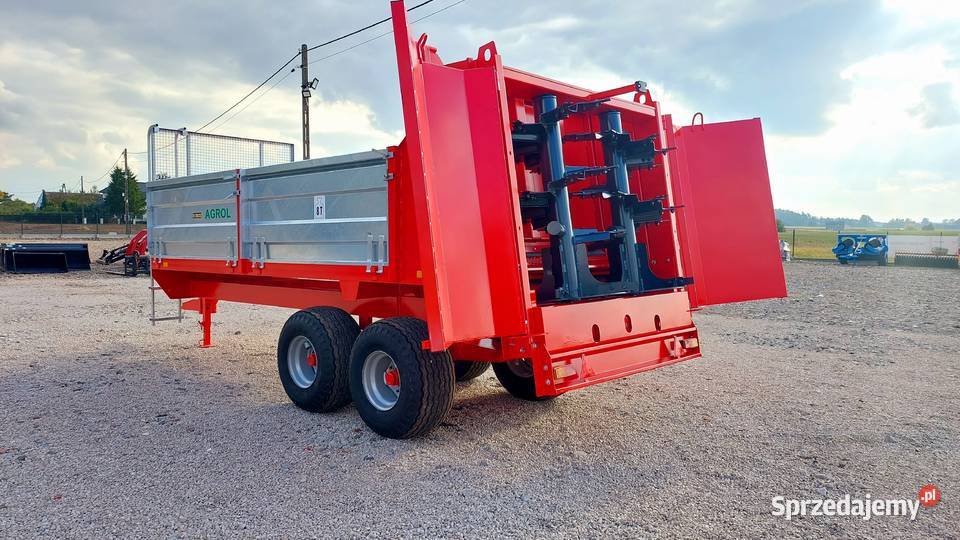 Rozrzutnik obornika ROLTRANS IGAMET 6 8 ton UNIA nieuszkodzony Pasłęk