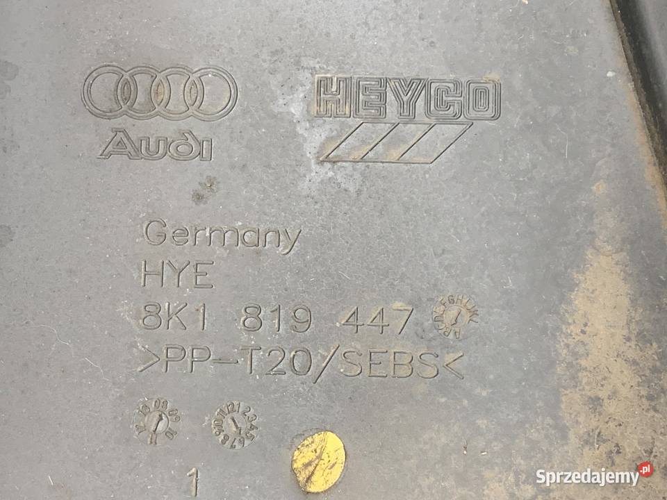 PODSZYBIE AUDI A4 B8 8k1819447 Kombi 0715 OSŁONA osobowe podkarpackie