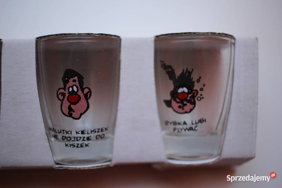 Kieliszki zestaw wódki komplet 6 urodziny Toruń