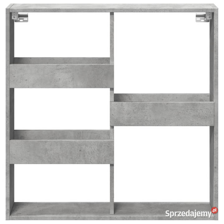 Szafka ścienna szarość betonu 80x15x80 WM854547 Meble Warszawa