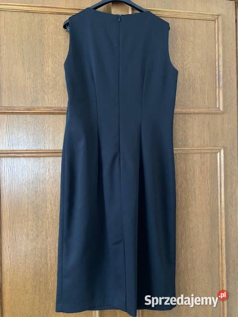 Sukienka 40 czarna wizytowa elegancka midi bez czarny Spódnice i sukienki