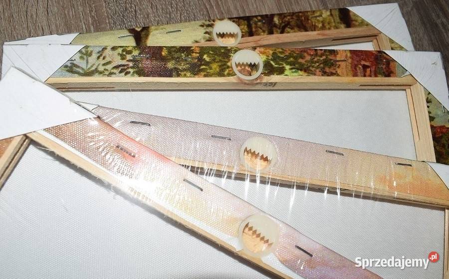 Malarskie pejzaże cztery reprodukcje piąta Obrazki i obrazy Chełmno