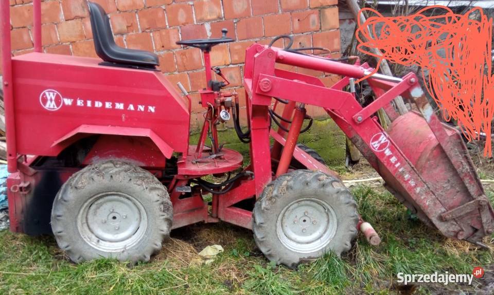 Mini ładowarka przegubowa hydrauliczna WEIDEMAN Limanowa sprzedam