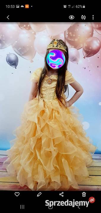 Suknia księżniczki 5 lat+