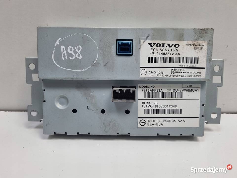 Volvo VOLVO V60 I S60 II XC60 I EKRAN NAWIGACJI Chełm sprzedam