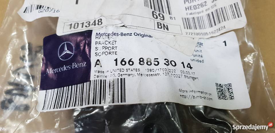 MERCEDES W166 GLE 11 PRZEDNI WSPORNIK ZDERZAKA lubuskie sprzedam