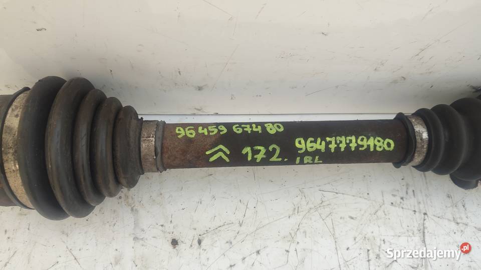 172PEUGEOT 307 CITROEN C4 16 HDI PÓŁOŚKA PRZEGUB świętokrzyskie Włoszczowa