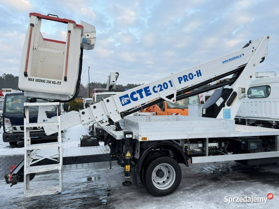 Nissan Cabstar Podnośnik Koszowy 20m CTE 201 PRO Widełki