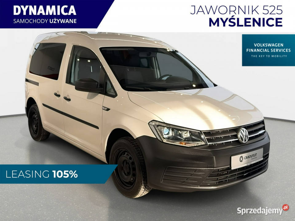 Volkswagen Caddy VAT 23 Kombi 20TDI 102 M5 2020 isofix małopolskie Myślenice