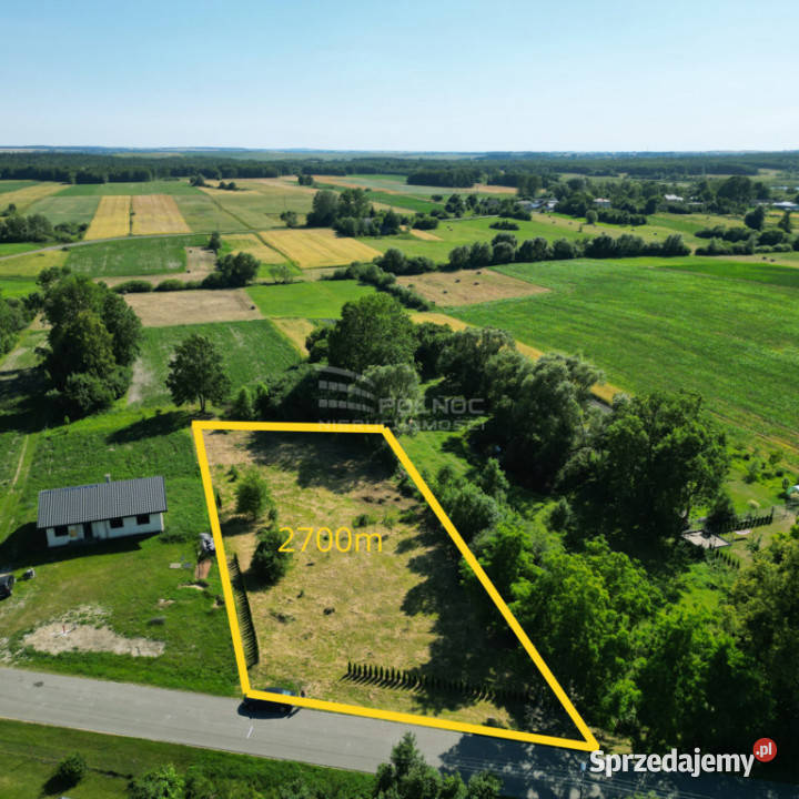2700 m Działka na sprzedaż Spokojna okolica Sprzedaż Chutcze