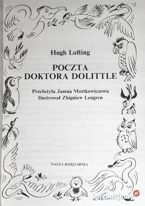 Poczta Doktora Dolittle Hugh Lofting Chełm