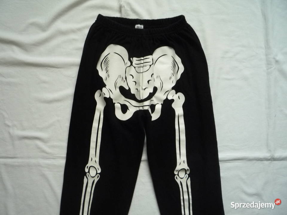 Halloween 110116 Czarny Przebranie Kościotrup biały Szczecin