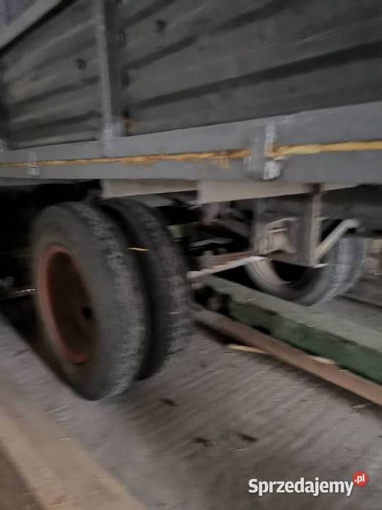 Przyczepa rolnicza 8 ton 54x21m nieuszkodzony Przyczepy rolnicze Kowal