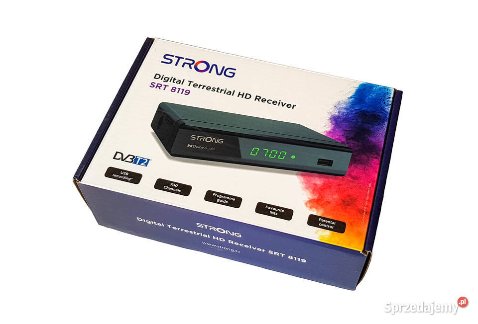 Dekoder DVBT2 STRONG SRT 8119 HEVC Kraków