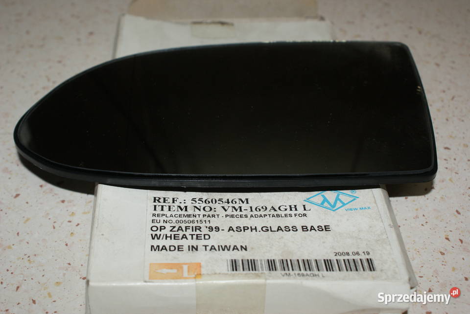 SZKŁO LUSTERKA ZAFIRA A LEWE GRZANE ASFERYCZNE Białobrzegi