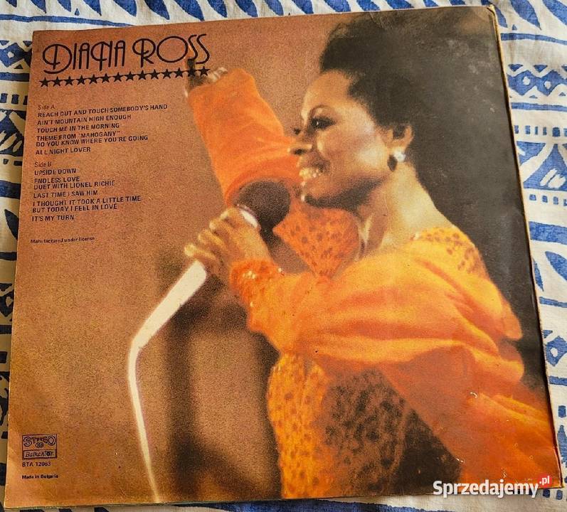 Diana Ross płyta winylowa z roku 1987 kujawsko-pomorskie Chełmno sprzedam