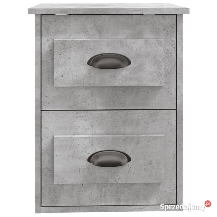 Wisząca szafka nocna szarość betonu 415x36x53 Nocne Warszawa