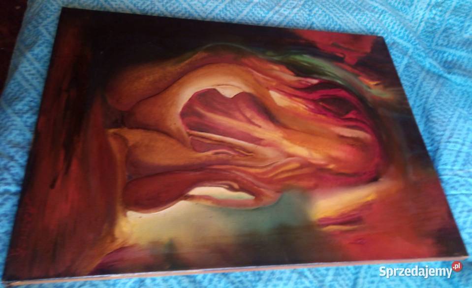 A Mazurek Dwie kobiety Olej na płótnie Sulechów