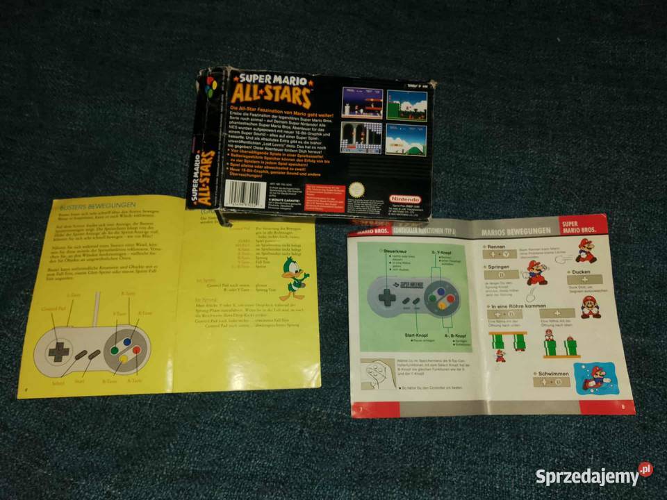 kolekcjonerskie pudełko super mario all stars